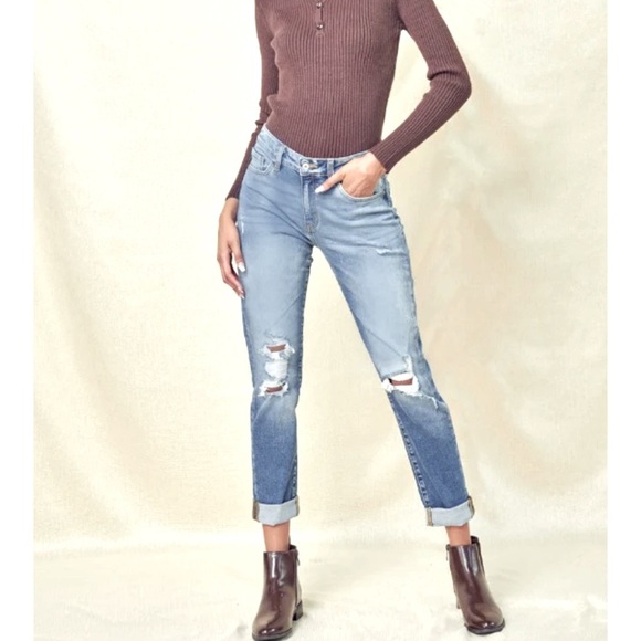 KanCan Euphoria High-rise Boyfriend Jeans Size 3/25 - Picture 6 of 10